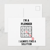 Im een Plumber ik vind altijd een Briefkaart van d (Voorkant / Achterkant)