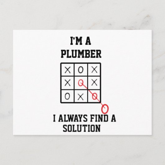 Im een Plumber ik vind altijd een Briefkaart van d (Voorkant)