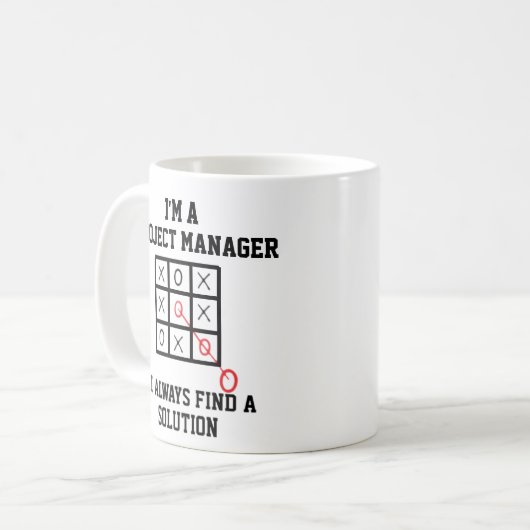 Im een projectmanager ik vind altijd een Mok van d (Voorkant links)