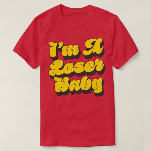 Im een verliezer Baby T-shirt (Design voorkant)