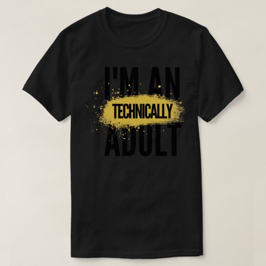 Im een volwassene technisch5 t-shirt (Design voorkant)