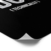 Im een volwassene, technisch gezien 18e verjaardag poster (Hoek)