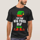 I'm Ekg Tech Elf Family Pajama Christmas Electroca T-shirt (Voorkant)