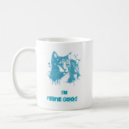 "Im Feline Good" Koffiemok