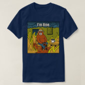 Im Fine Beer Fire Meme van Tobe Fonseca T-shirt (Design voorkant)