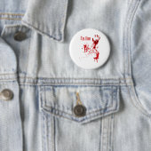 I'm Fine Bloody Funny Halloween Costume Men Women  Ronde Button 5,7 Cm (In situ)
