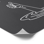 I'm Fine Drowning Sarcastic Humor Funny Saying Poster (Hoek)