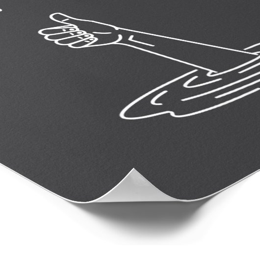 I'm Fine Drowning Sarcastic Humor Funny Saying  Poster (Hoek)