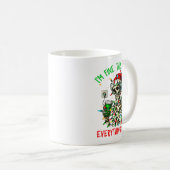I'm Fine Everything Is Fine Christmas Skeleton Xma Koffiemok (Voorkant rechts)