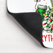 I'm Fine Everything Is Fine Christmas Skeleton Xma Muismat (Hoek)