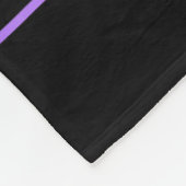 Im Fine Fibromyalgia Warrior Fibro Awareness Purpl Fleece Deken (Hoek)