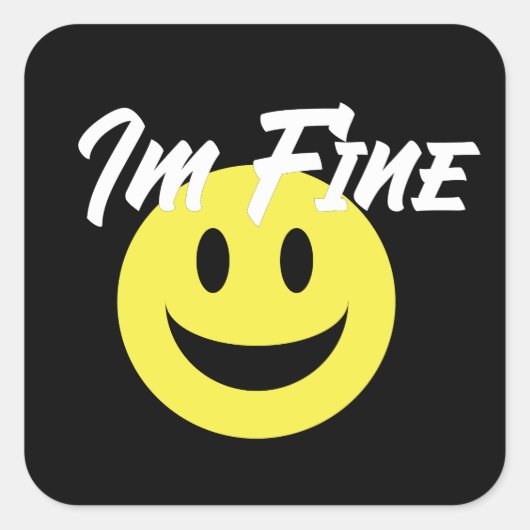 Im Fine Sticker (Voorkant)