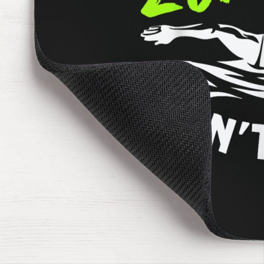 I'm Fine Zombies Can't Swim Muismat (Hoek)