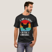 Im Fluent in Fowl Language Boerderij Life Crazy Ch T-shirt (Voorkant volledig)