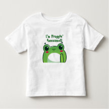 "I'm Froggin' Geweldige" - Kikkerthema schattig T-