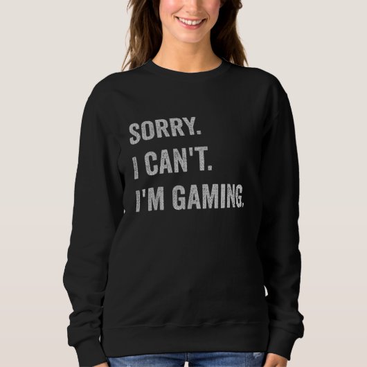 I'm Gaming Video Games Funny Gamer Gift for Boys T Trui (Voorkant)