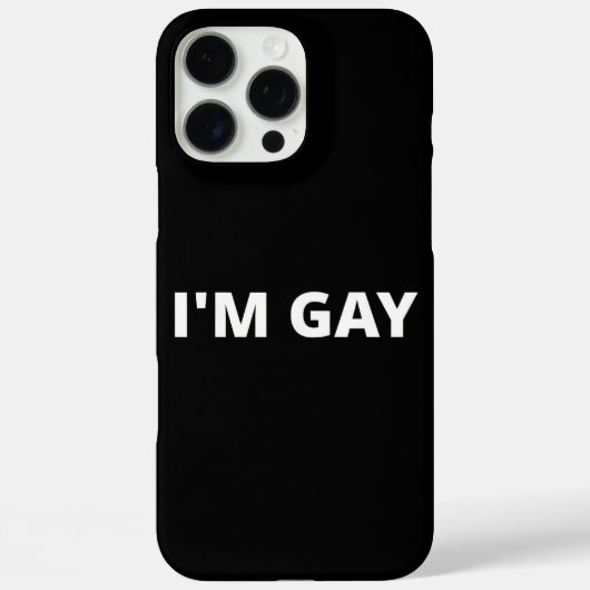 I'm Gay Case-Mate iPhone Case (Achterkant)
