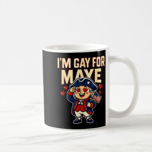 I'm Gay For Maye Funny Hearts  Koffiemok (Rechts)