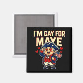 I'm Gay For Maye Funny Hearts  Magneet (Voorkant / Achterkant)