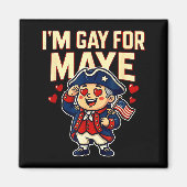I'm Gay For Maye Funny Hearts  Magneet (Voorkant)