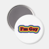 I'm Gay Magneet (Voorkant / Achterkant)