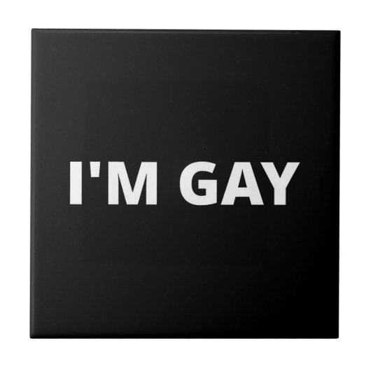 I'm Gay Tegeltje (Voorkant)