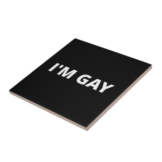 I'm Gay Tegeltje (Zijkant)