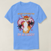Im geen pluche speelgoed Im a I Furries Fandom 1 T-shirt (Design voorkant)
