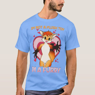 Im geen pluche speelgoed Im a I Furries Fandom 1 T-shirt