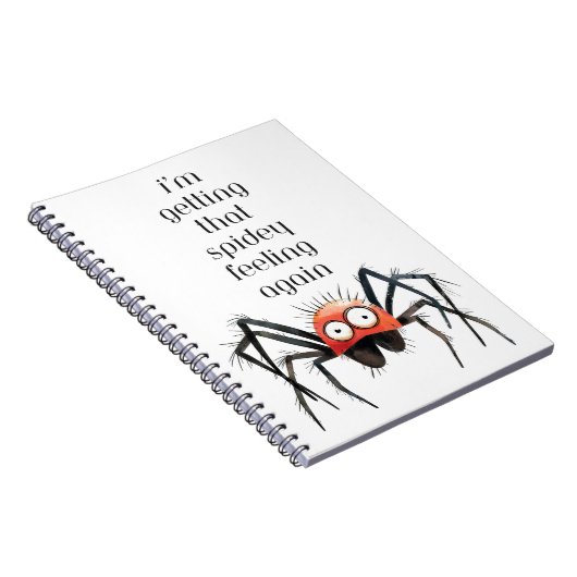 i'm getting that spidey feeling again notitieboek (Rechterzijde)