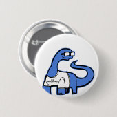 Im Geweldige Dinosaur Ronde Button 5,7 Cm (Voorkant /achterkant)