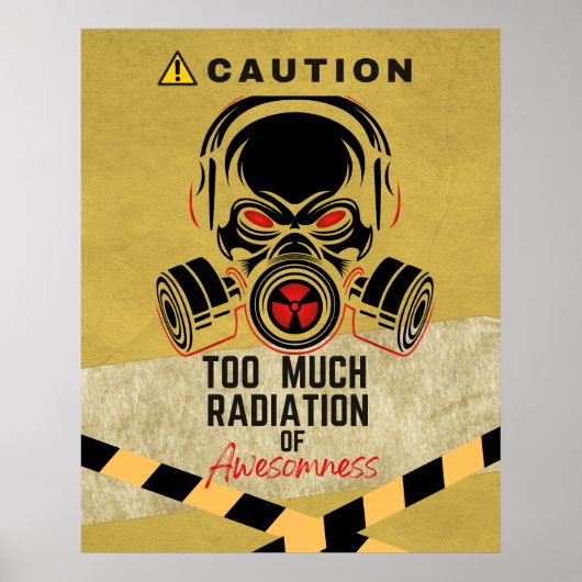 IM Geweldige waarschuwing Poster (Voorkant)