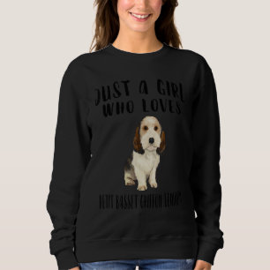 Im Gewoon een meisje die houdt van Petits Bassets Trui