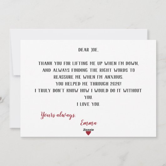 "I'm glad I swiped right" fun romantic Dating Feestdagenkaart (Achterkant)