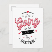 I'm going to be a big aankondigingskaart (Voorkant / Achterkant)