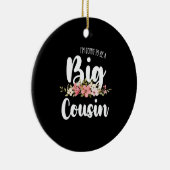 Im Going To Be A Big Cousin Keramisch Ornament (Rechts)