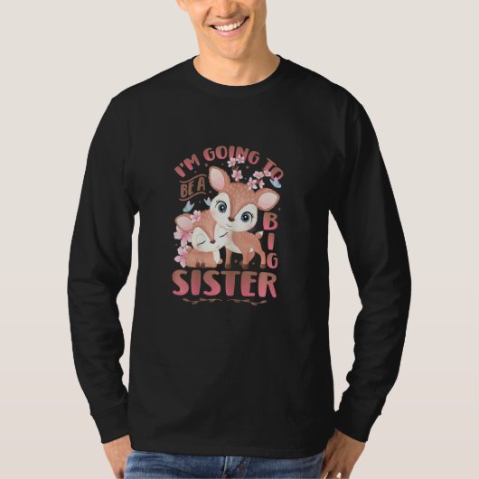 Im Going To Be A Big Sister 2023 Announce Pregnanc T-shirt (Voorkant)