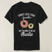 I'm Going to be an Auntie Funny Pregnancy Announce T-shirt (Design voorkant)