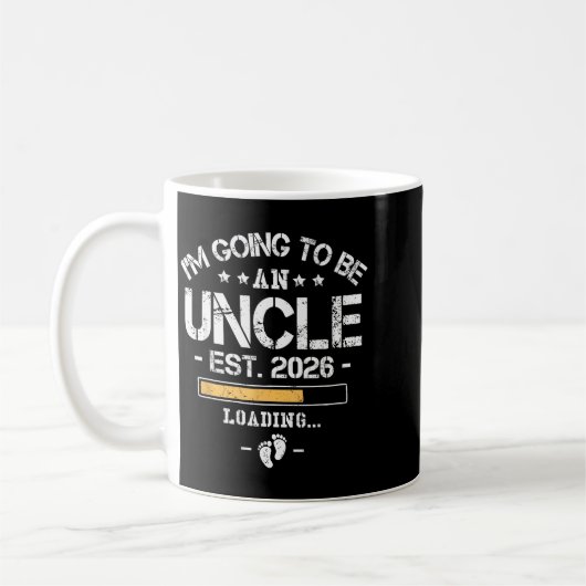 I'm Going To Be An Uncle 2026 - New Baby Announcem Koffiemok (Links)