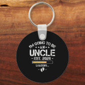 I'm Going To Be An Uncle 2026 - New Baby Announcem Sleutelhanger (Voorkant)