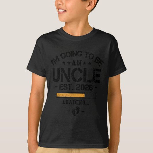 I'm Going To Be An Uncle 2026 - New Baby Announcem T-shirt (Voorkant)