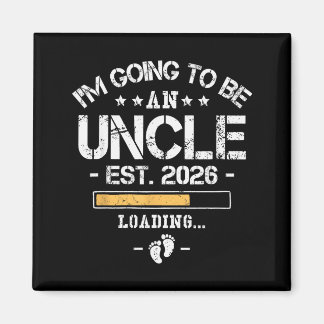 Im Going To Be An Uncle 2026 - New Baby Announceme Magneet
