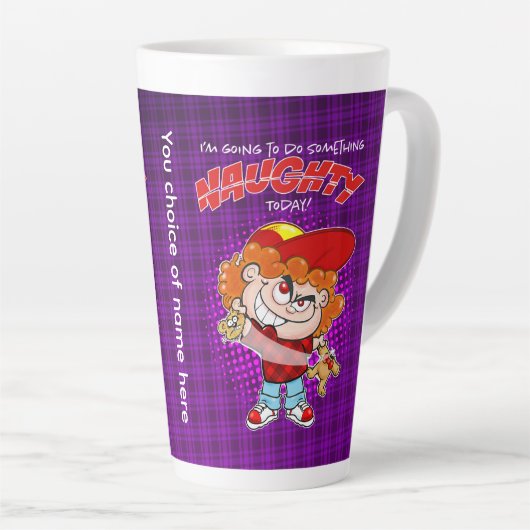 I'm going to do Something Naughty today Latte Mok (Rechterhoek)