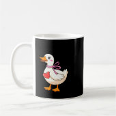 I'm Goosey For You Coquette Valentine Goose Koffiemok (Links)