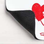 I'm Goosey For You Valentine Goose Hearts Minimal  Muismat (Hoek)