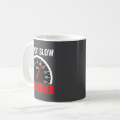 I'm Governed Speed Limiter Funny Trucker Truck Dri Koffiemok (Voorkant links)
