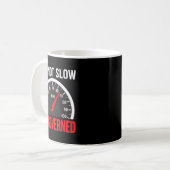 I'm Governed Speed Limiter Funny Trucker Truck Dri Koffiemok (Voorkant links)