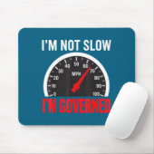 I'm Governed Speed Limiter Funny Trucker Truck Dri Muismat (Met muis)