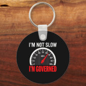 I'm Governed Speed Limiter Funny Trucker Truck Dri Sleutelhanger (Voorkant)