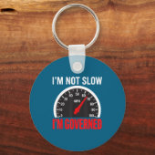 I'm Governed Speed Limiter Funny Trucker Truck Dri Sleutelhanger (Voorkant)